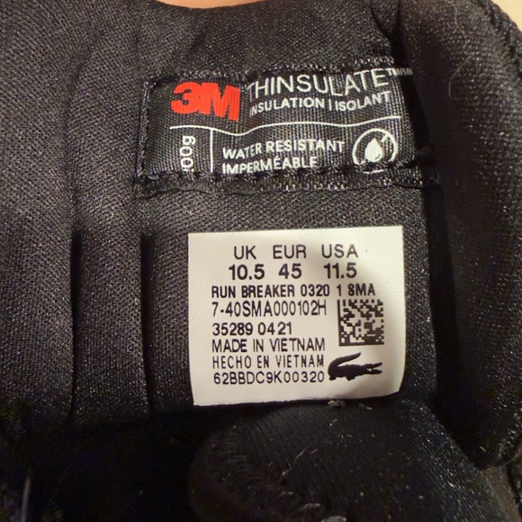 Lacoste Men's Run Breaker GTX Suede Sneakers Size - BRAND NEW - Picture 6 of 6